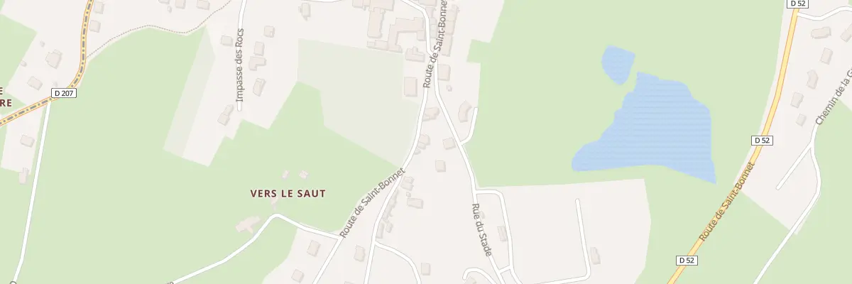 Plan du 19 Rte de Saint Bonnet à Saint-Martin-d’Estréaux