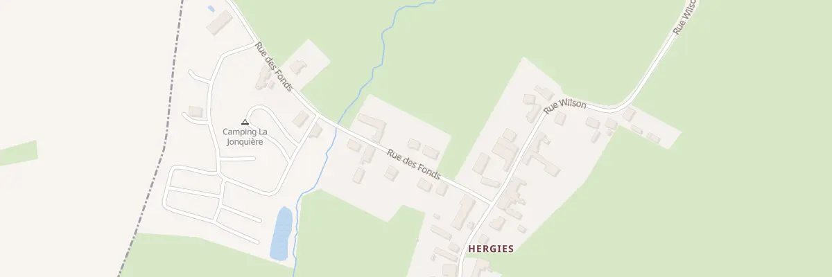 Plan du 2A Rue des Fonds à Hon-Hergies