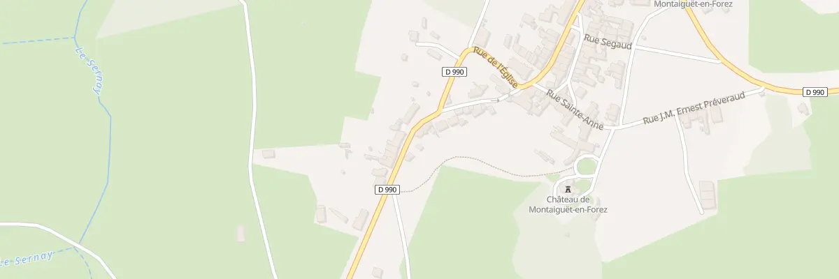 Plan du 19 Rue de la Vieille Porte à Montaiguët-en-Forez
