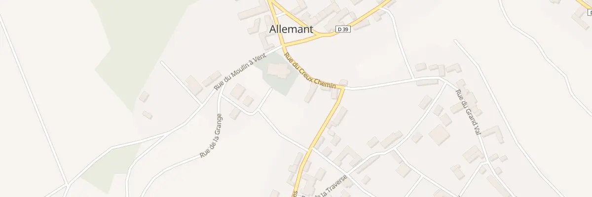 Plan du 4 Rue du Creux Chemin à Allemant