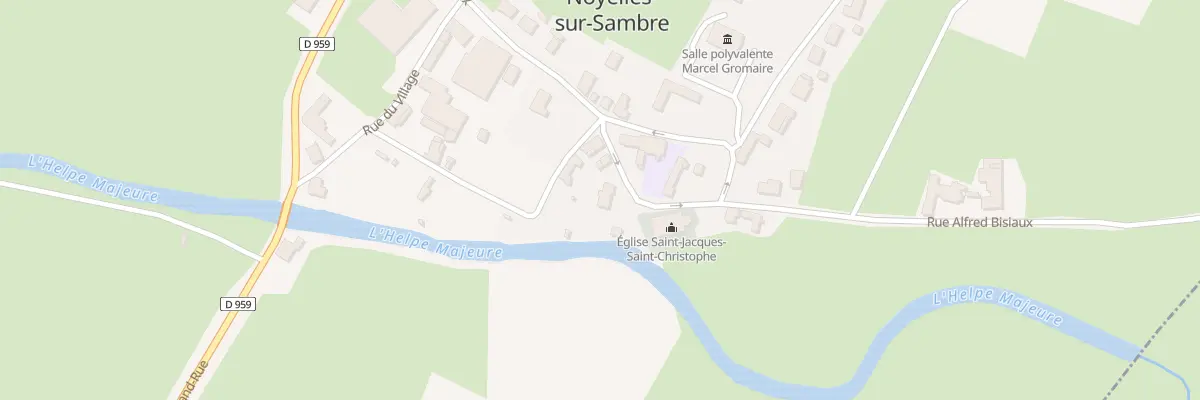 Plan du 18 Rue Alfred Bisiaux à Noyelles-sur-Sambre