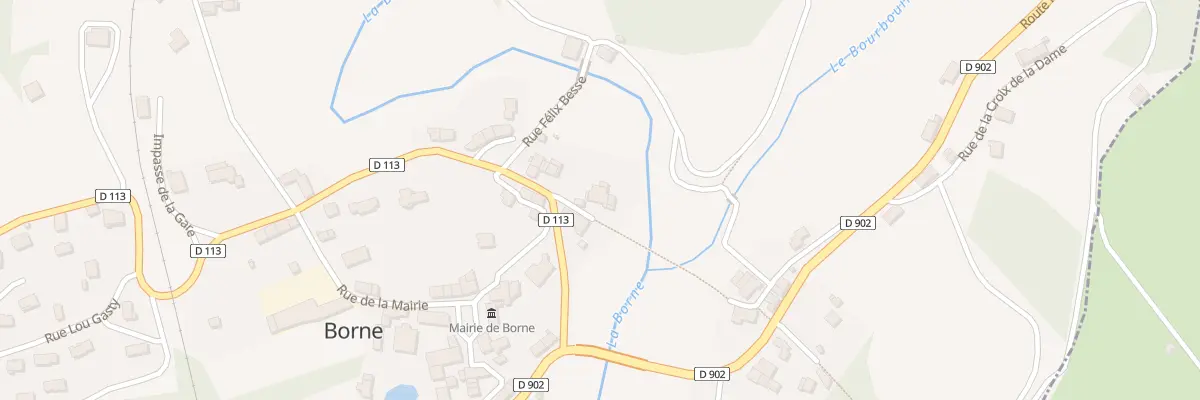 Plan du 6 Rue La Strada à Borne