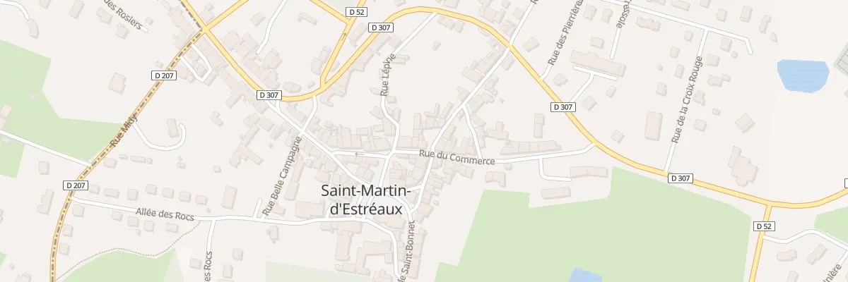 Plan du 3 Pl de l’Ancien Marché à Saint-Martin-d’Estréaux