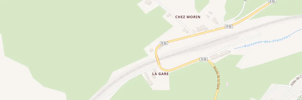 Plan du 859 Rte de la Gare à Saint-Martin-d’Estréaux