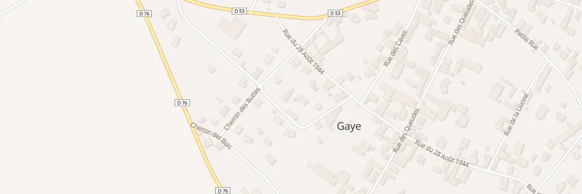 Plan du 6 Rue du Sud à Gaye