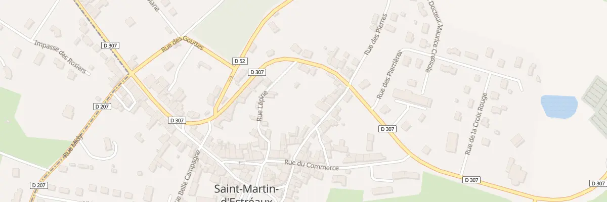 Plan du 3 Rue Delombre à Saint-Martin-d’Estréaux