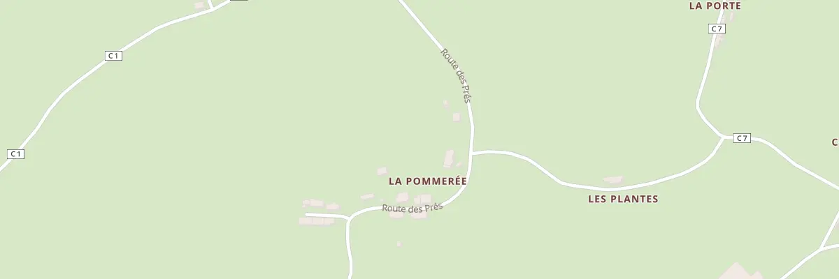 Plan du 16 Rte des Prés à Saint-Péreuse