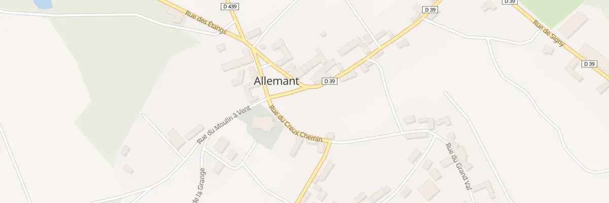Plan du 4 Rue de Signy à Allemant