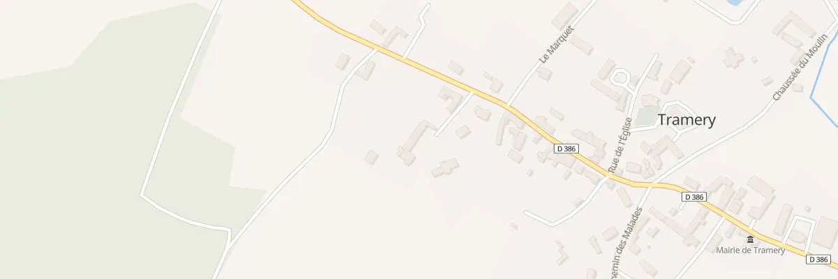 Plan du 4 Che du Bruit à Tramery