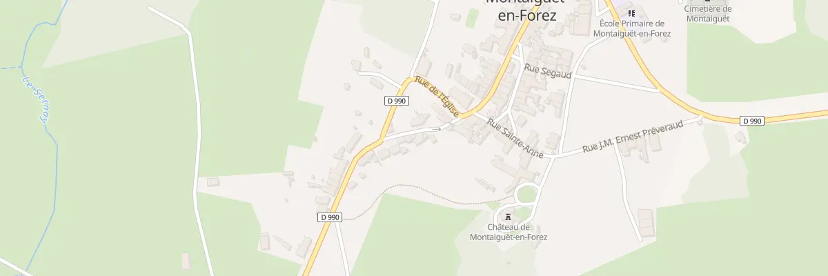 Plan du 5 Rue de la Vieille Porte à Montaiguët-en-Forez