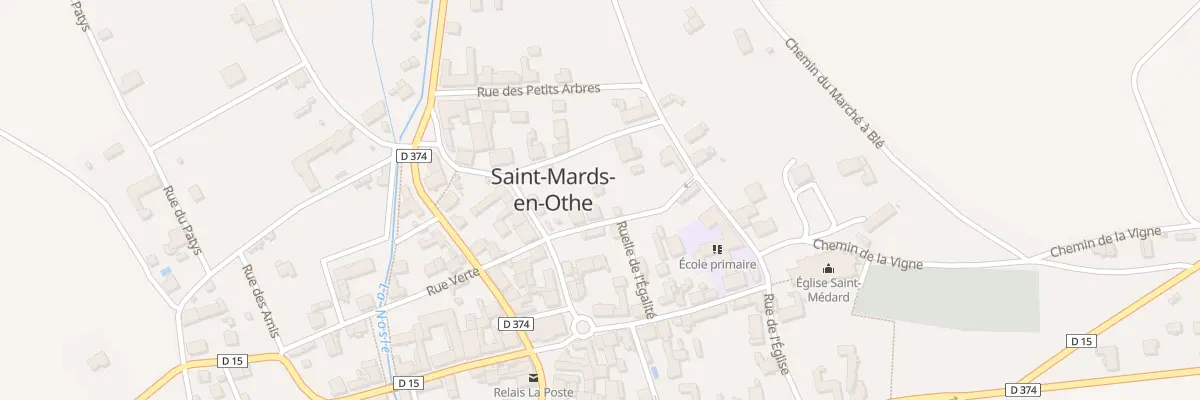 Plan du 13 Rue Verte à Saint-Mards-en-Othe