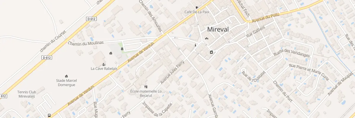 Plan du 3 Rue de la République à Mireval