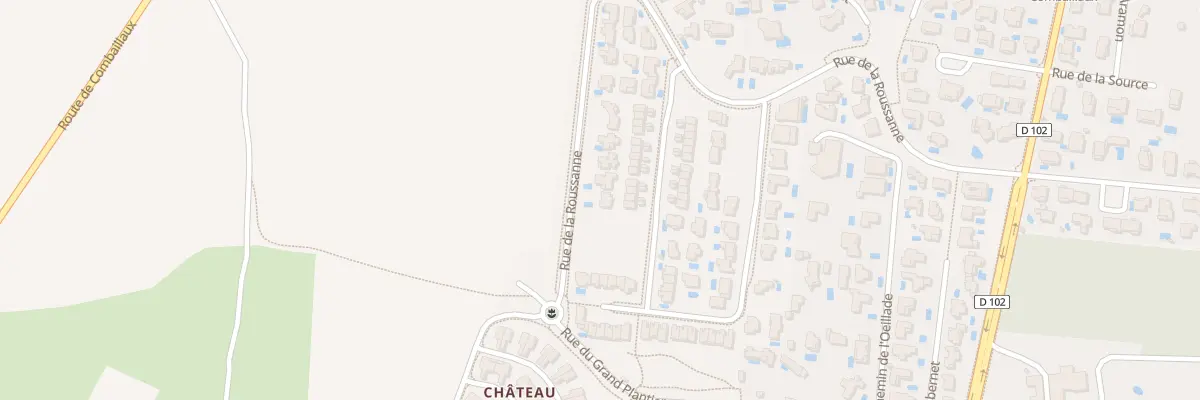 Plan du 593 Rue de la Roussanne à Saint-Gély-du-Fesc