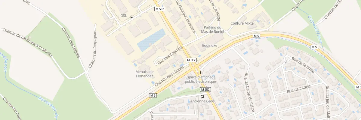 Plan du 1 Rue des Capriers à Lavérune