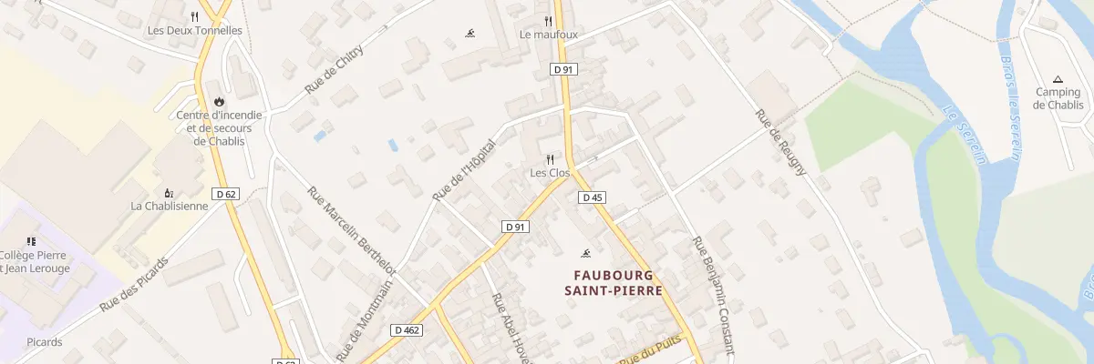 Plan du 5 Pl du Gen Gras à Chablis
