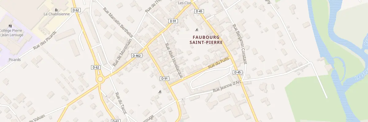 Plan du 23B Rue Abel Hovelacque à Chablis