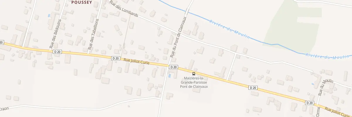 Plan du 51 Rue Joliot Curie à Maizières-la-Grande-Paroisse