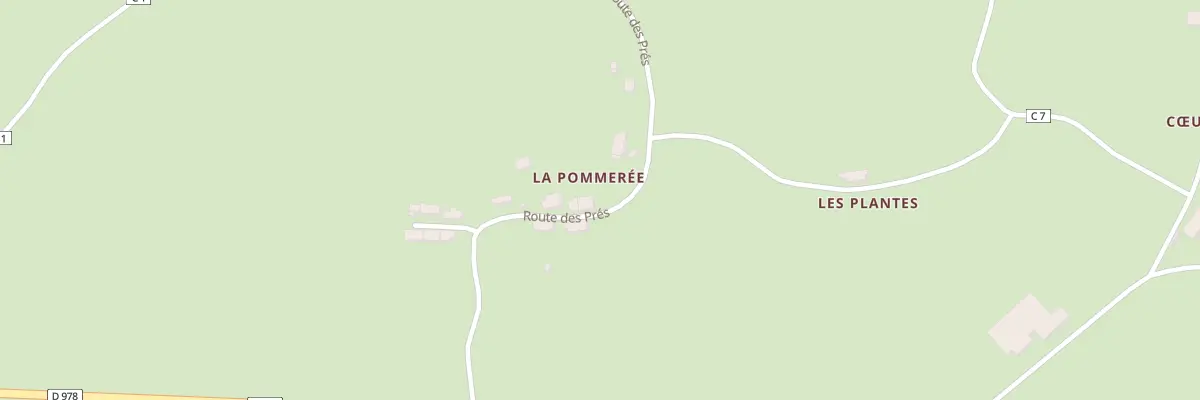 Plan du 20 Rte des Prés à Saint-Péreuse