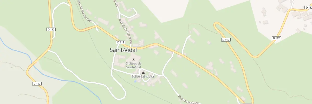 Plan du 5004 Le Bourg à Saint-Vidal