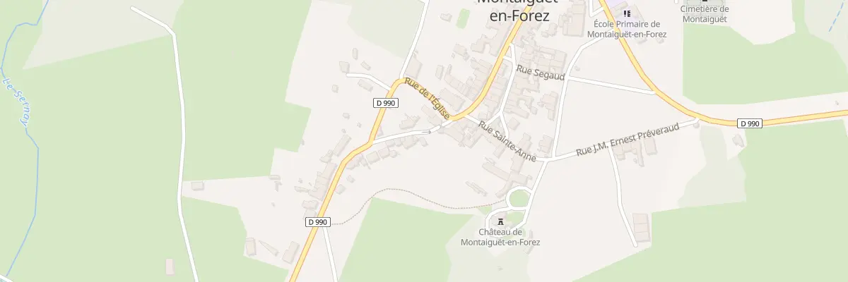 Plan du 1 Rue de la Vieille Porte à Montaiguët-en-Forez