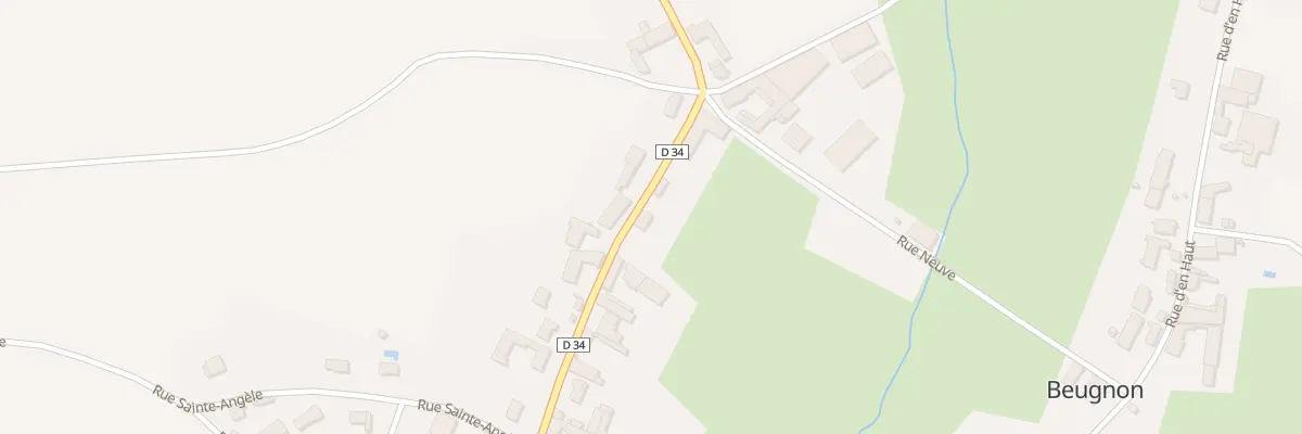 Plan du 5 Gr Grande Rue à Beugnon