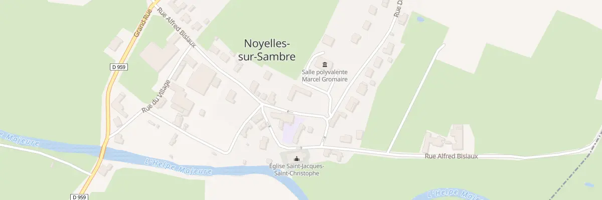 Plan du 3 Rue de l’Ecole à Noyelles-sur-Sambre