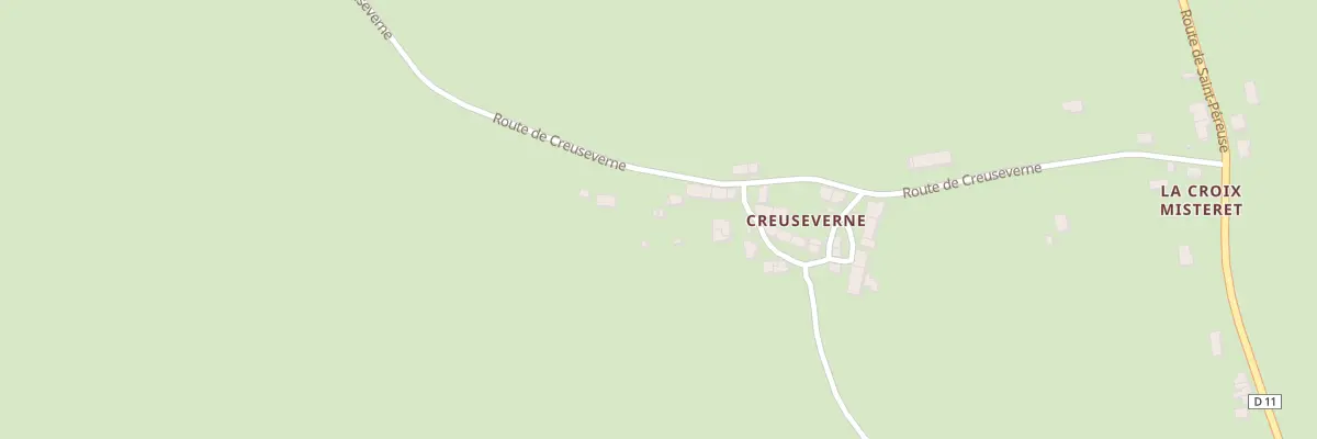 Plan du 12 Rte de Creuseverne à Dun-sur-Grandry