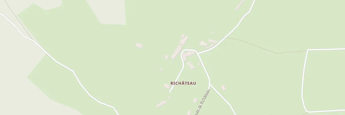 Plan du 257 Richateau à Lormes