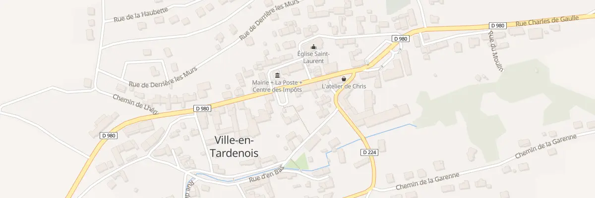 Plan du 33 Rue Charles de Gaulle à Ville-en-Tardenois