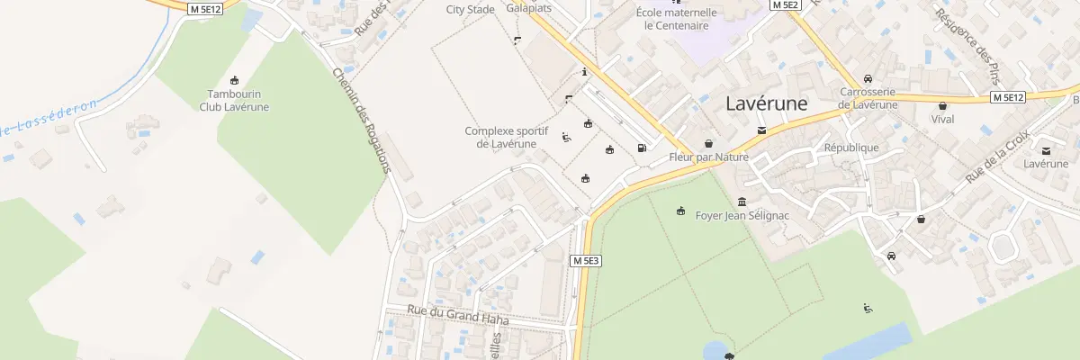 Plan de la Rue des Abîmes à Lavérune