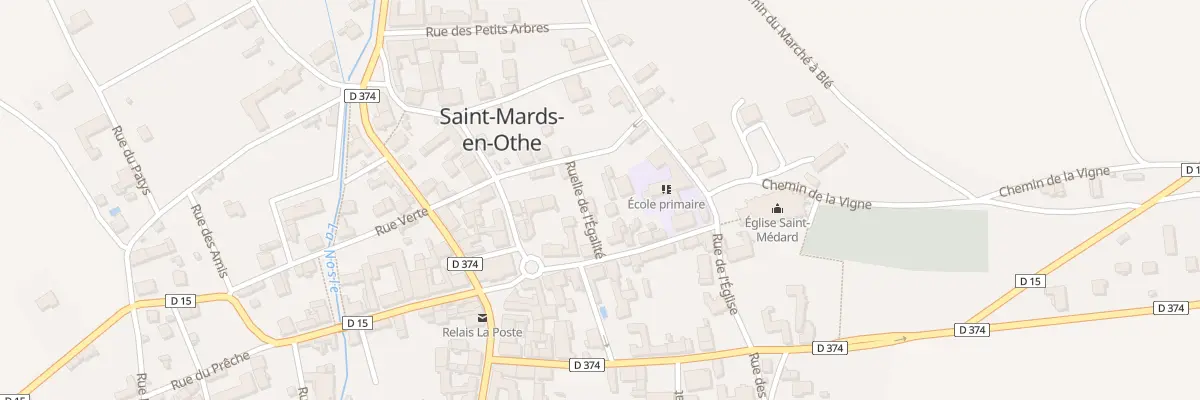 Plan du 35 Saint Mards En Othe à Saint-Mards-en-Othe