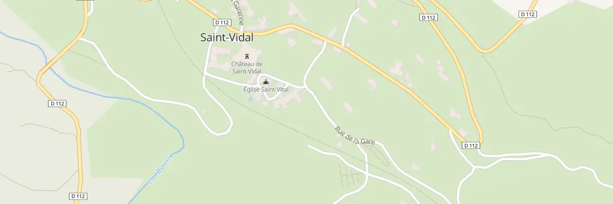 Plan du 5038 Le Bourg à Saint-Vidal