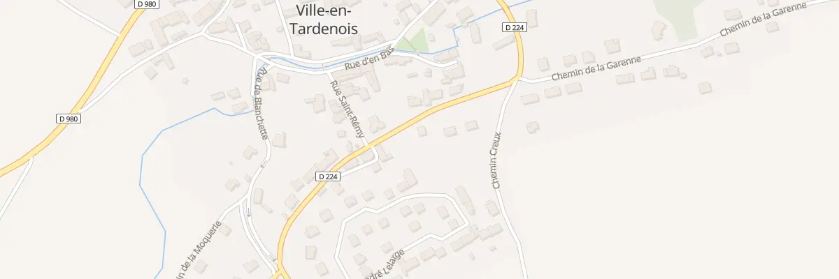 Plan du 11 Rte de Jonquery à Ville-en-Tardenois