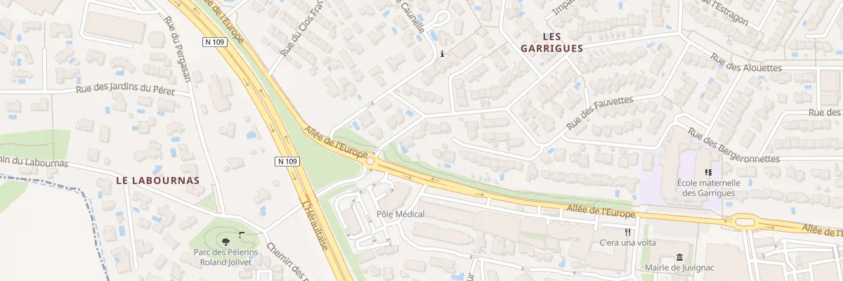 Plan du 81 Rue des Alouettes à Juvignac