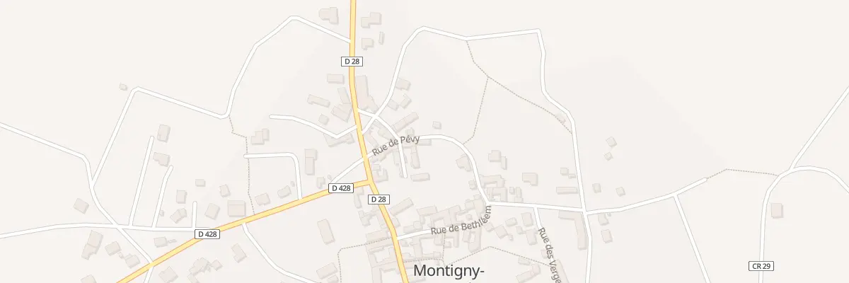 Plan du 6 Rue de Pevy à Montigny-sur-Vesle