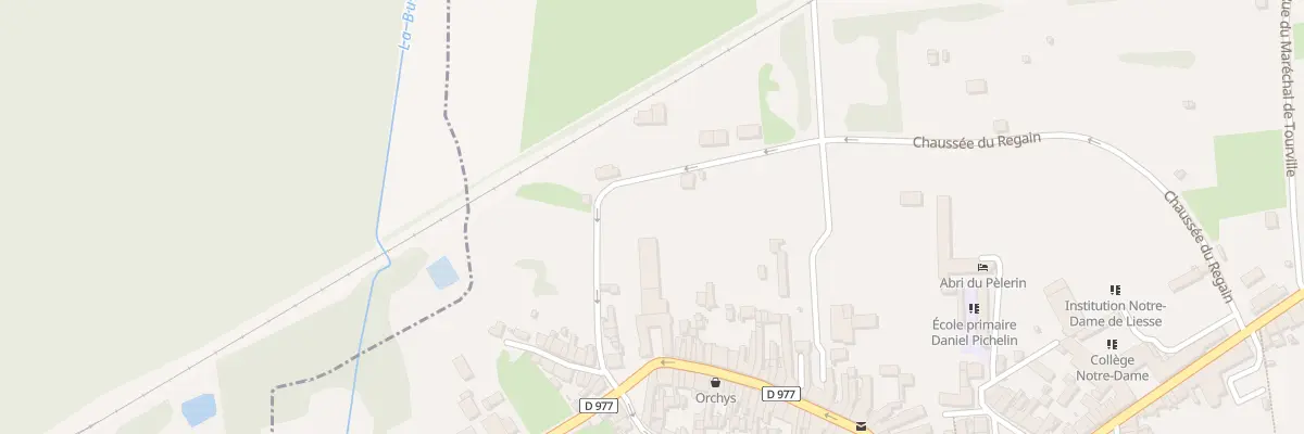 Plan du Bourg (Nord) à Liesse-Notre-Dame
