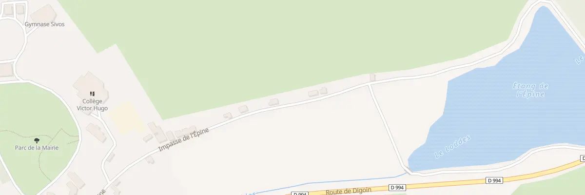 Plan du 33 Rue de l’Epine au Donjon