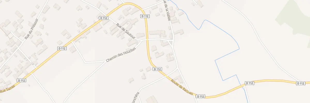 Plan du 9 Rte de Racines à Neuvy-Sautour