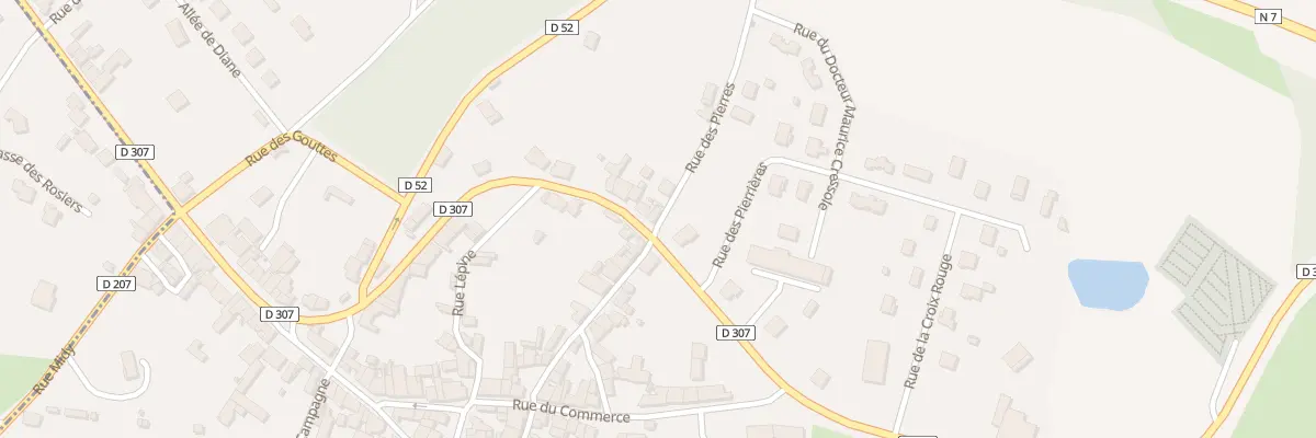 Plan du 10 Ancienne RN7 à Saint-Martin-d’Estréaux