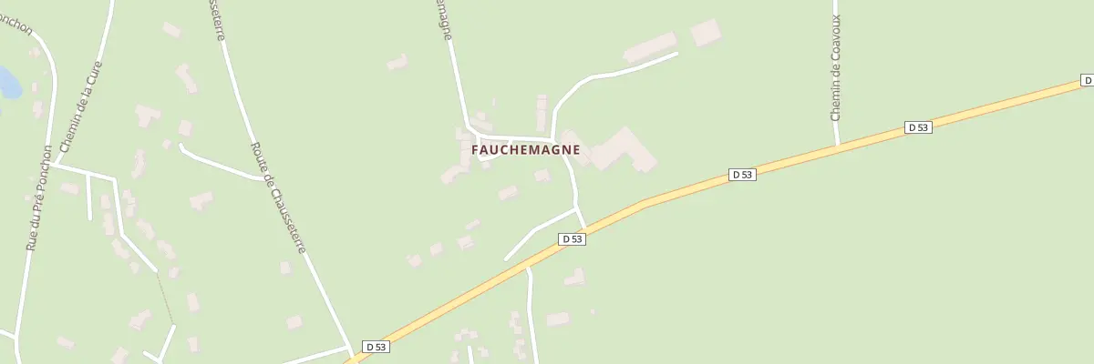 Plan du 1 Che de Fauchemagne aux Salles