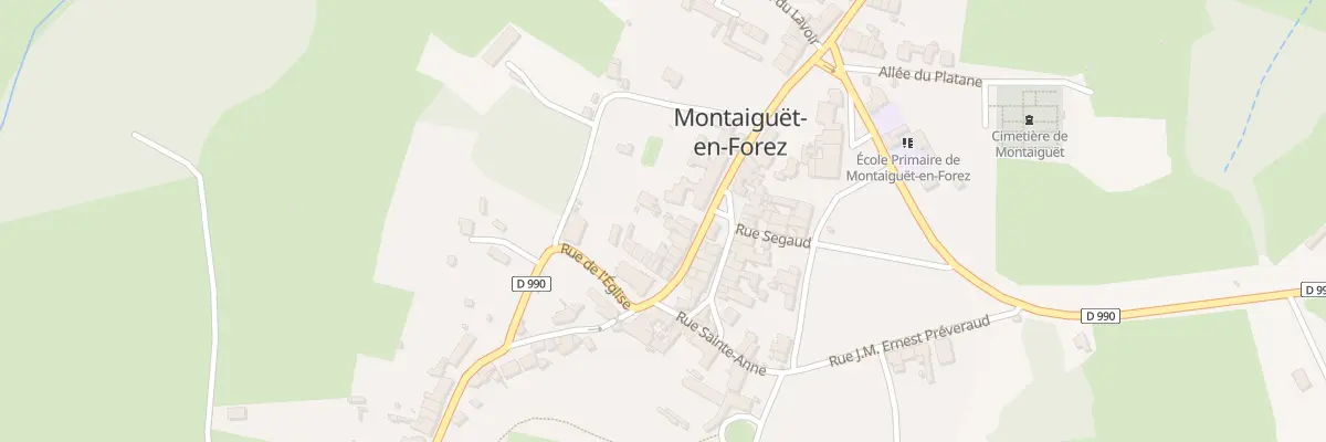Plan du 11 Rue Pierre de la Fin à Montaiguët-en-Forez