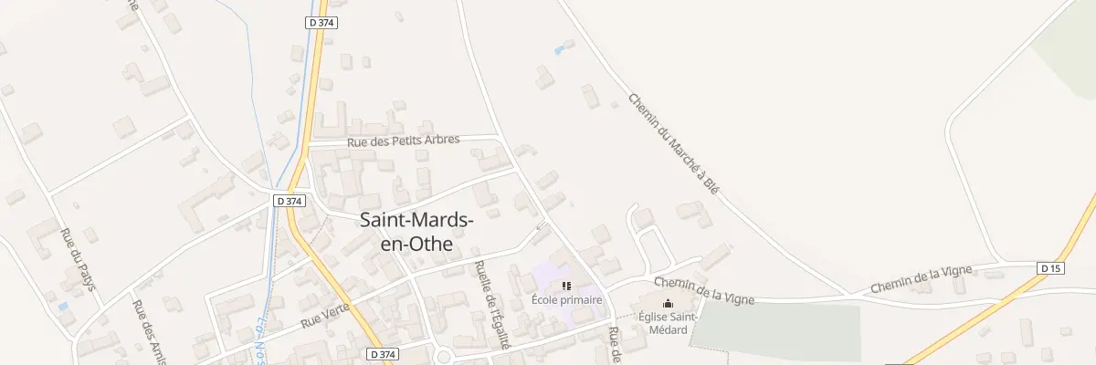 Plan du 6 Rue Champroux à Saint-Mards-en-Othe