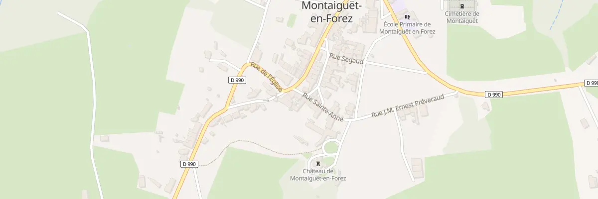 Plan du 4 Rue Sainte Anne à Montaiguët-en-Forez