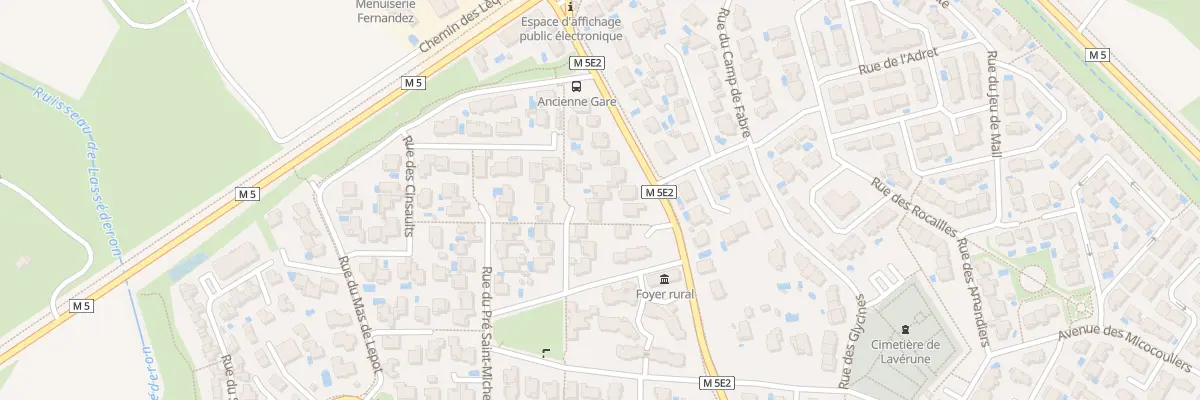 Plan du 10 Rue du Banastou à Lavérune