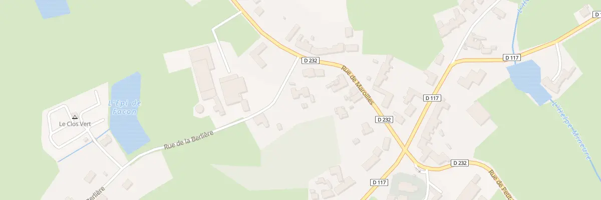 Plan du 1 Rue de la Berliere à Grand-Fayt