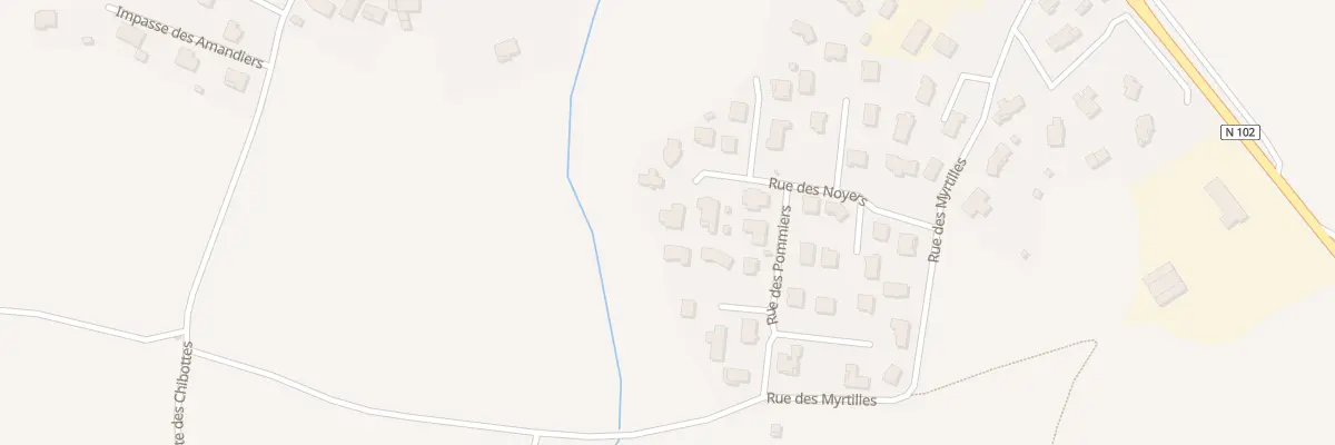 Plan du 195 Rue des Noyers à Bains