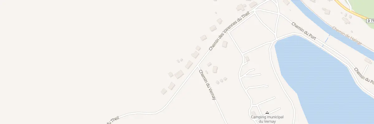 Plan du 16 Che des Varennes du Theil à Pierrefitte-sur-Loire