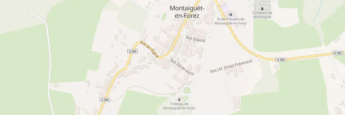 Plan du 6 Rue Pierre de la Fin à Montaiguët-en-Forez