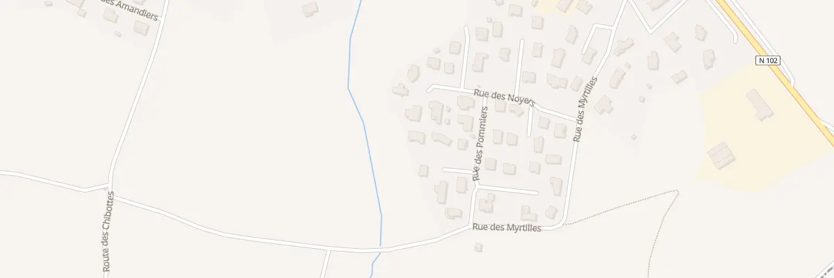 Plan du 50 Imp des Vignes à Bains