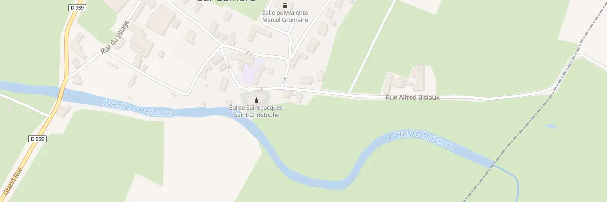 Plan du 24 Rue Alfred Bisiaux à Noyelles-sur-Sambre